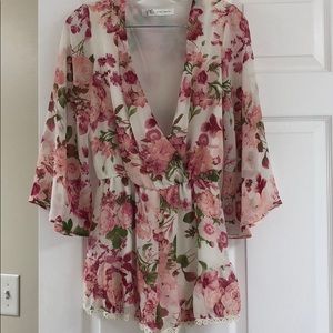 Pristine condition floral romper
